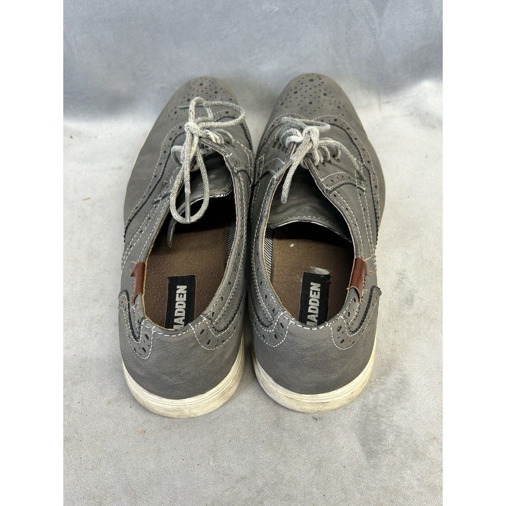 Madden Ranney Wingtip Casual Shoes Mens Size 12 Steve‎ Madden Lace Up Blue/ Gray - Picture 9 of 16